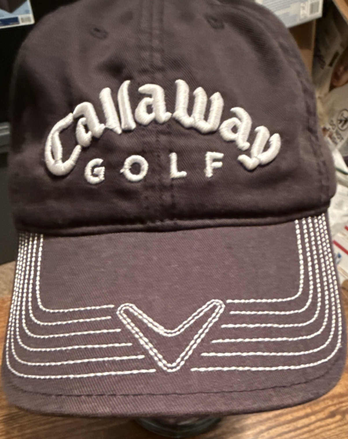 Callaway C-Tech Golf Hat Adjustable Cotton Black Unisex Cap