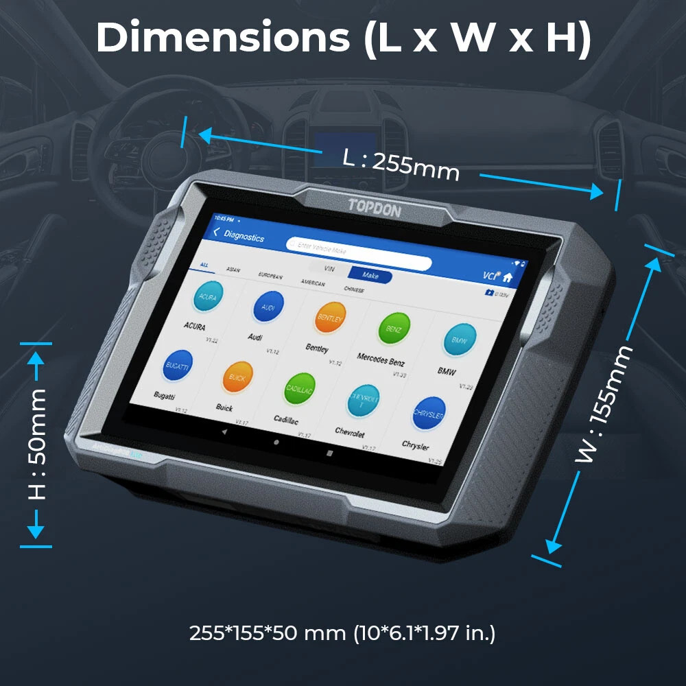 2025 TOPDON ArtiDiag900 Lite BT Auto Diagnostic Scan Tool All System Active Test