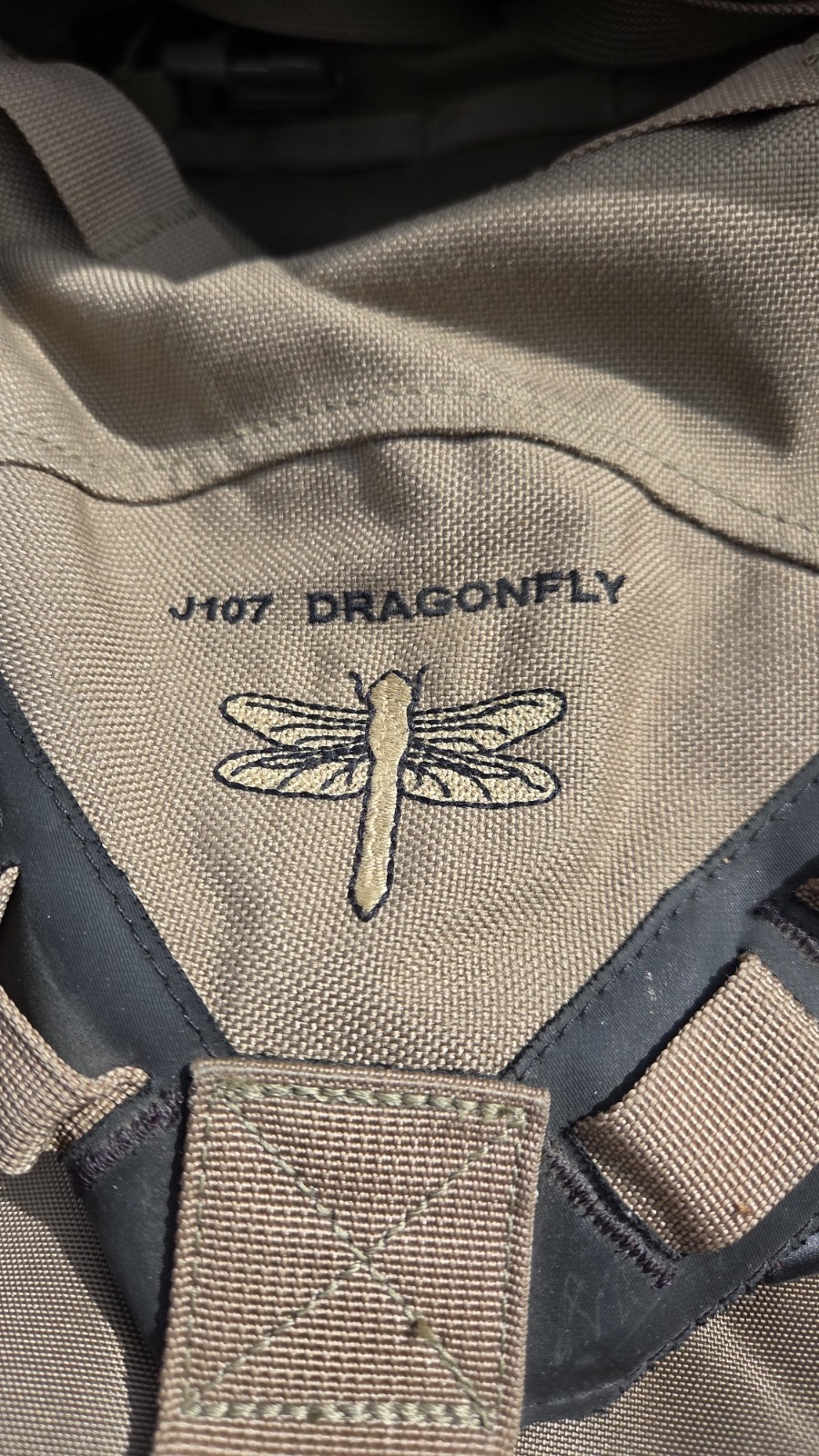 Eberlestock J107 Dragonfly Backpack rifle scabbard batwings expandable