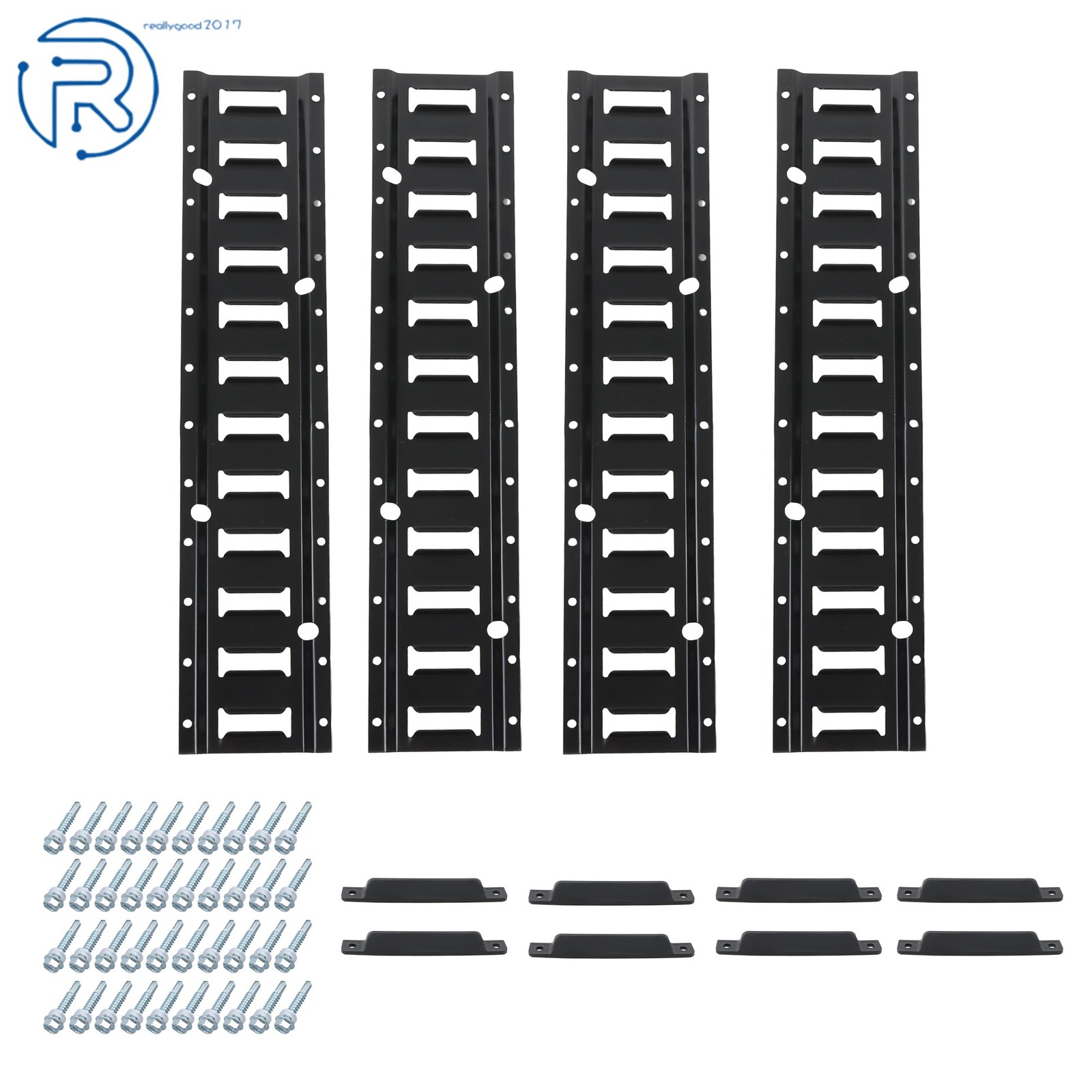 12 Pack 2' E Track Tie Down Rail Rails System Horizontal Multi Purpose For Truck