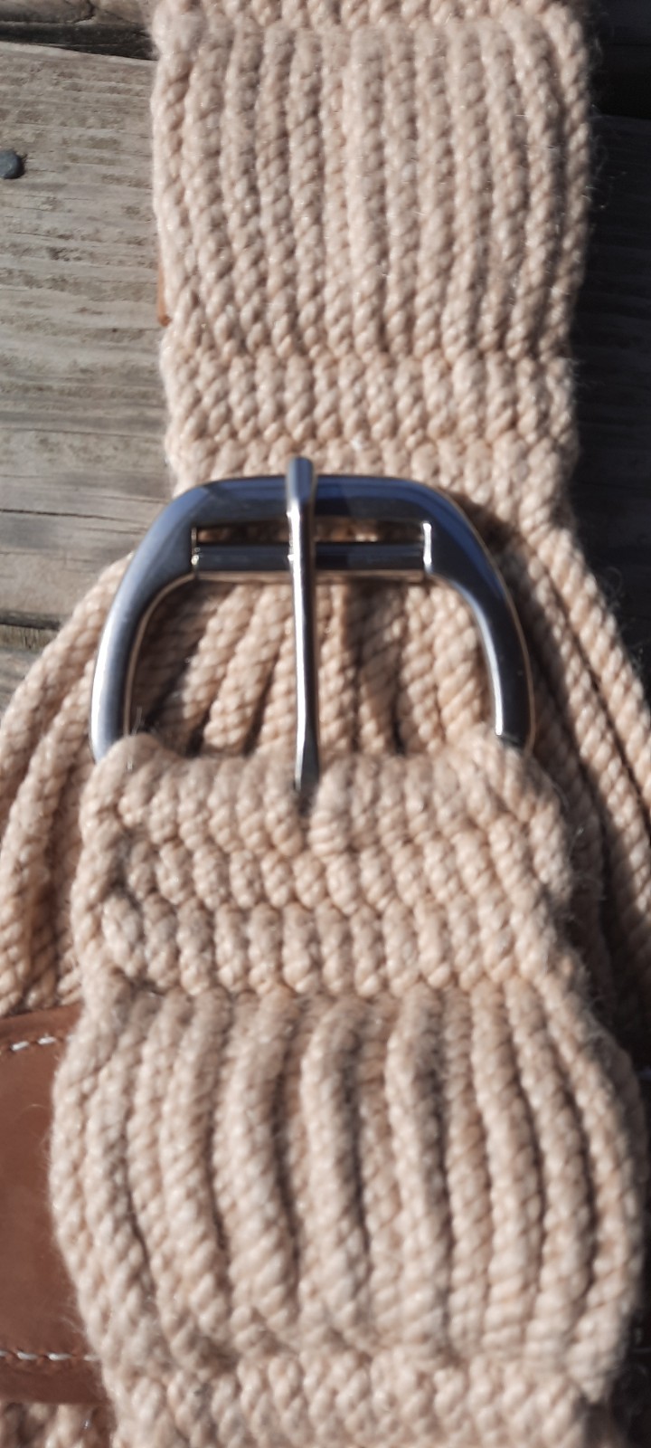 Size 32 Mohair Roper Cinch Roller Buckle