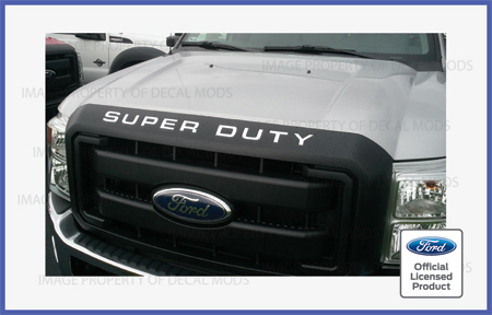 2008 - 2016 Super Duty Grille Insert Letters Decals F250 F350 Hood Grill Sticker