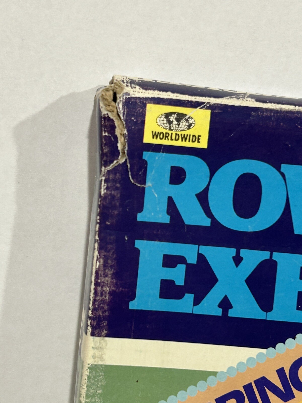 Vtg Pull-Up Rowing Exerciser Spring Action Aerobic Home Exercise *Box Wear *READ