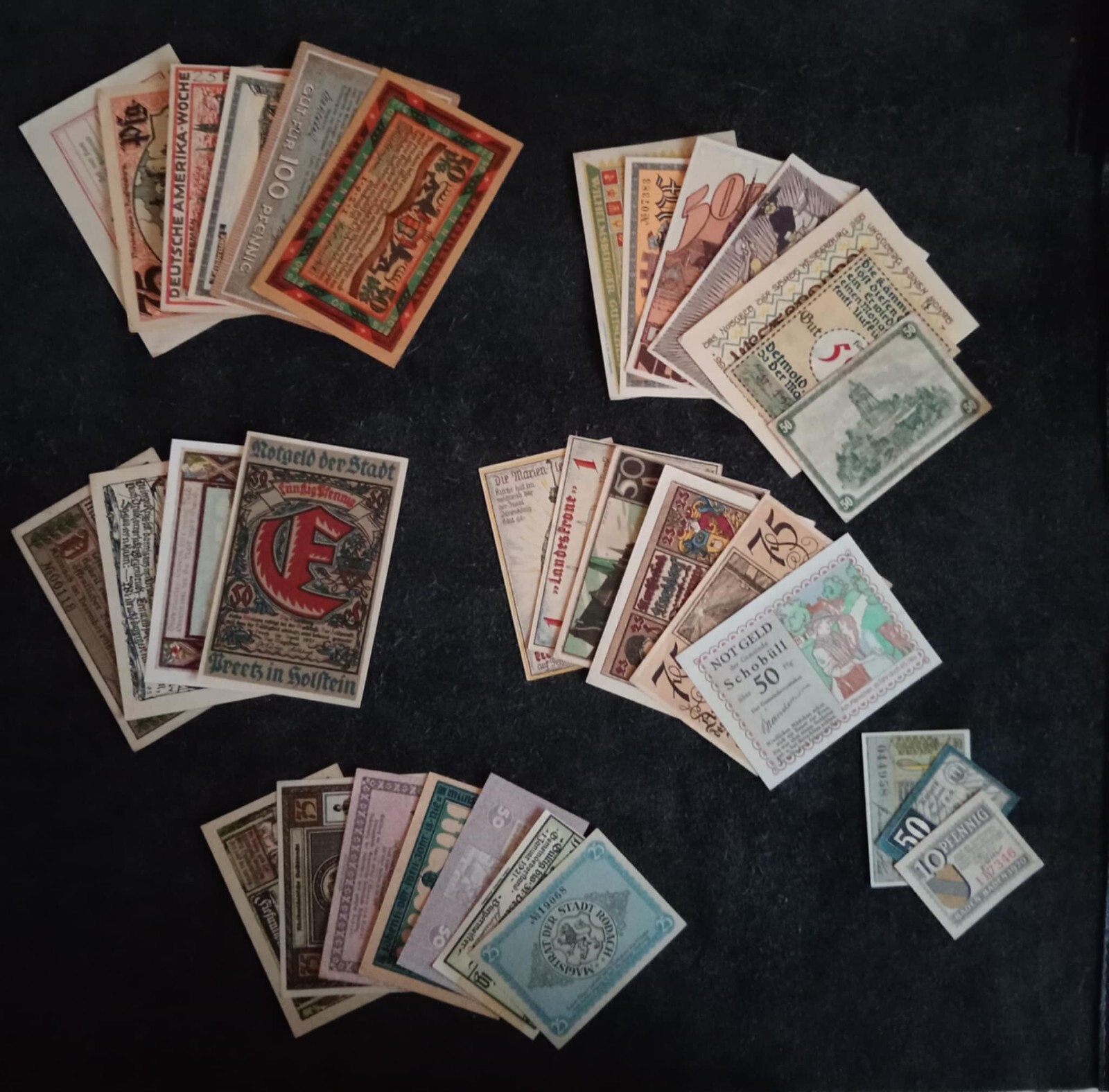 German Banknotes Pfennig Notgold x31 (Mint)