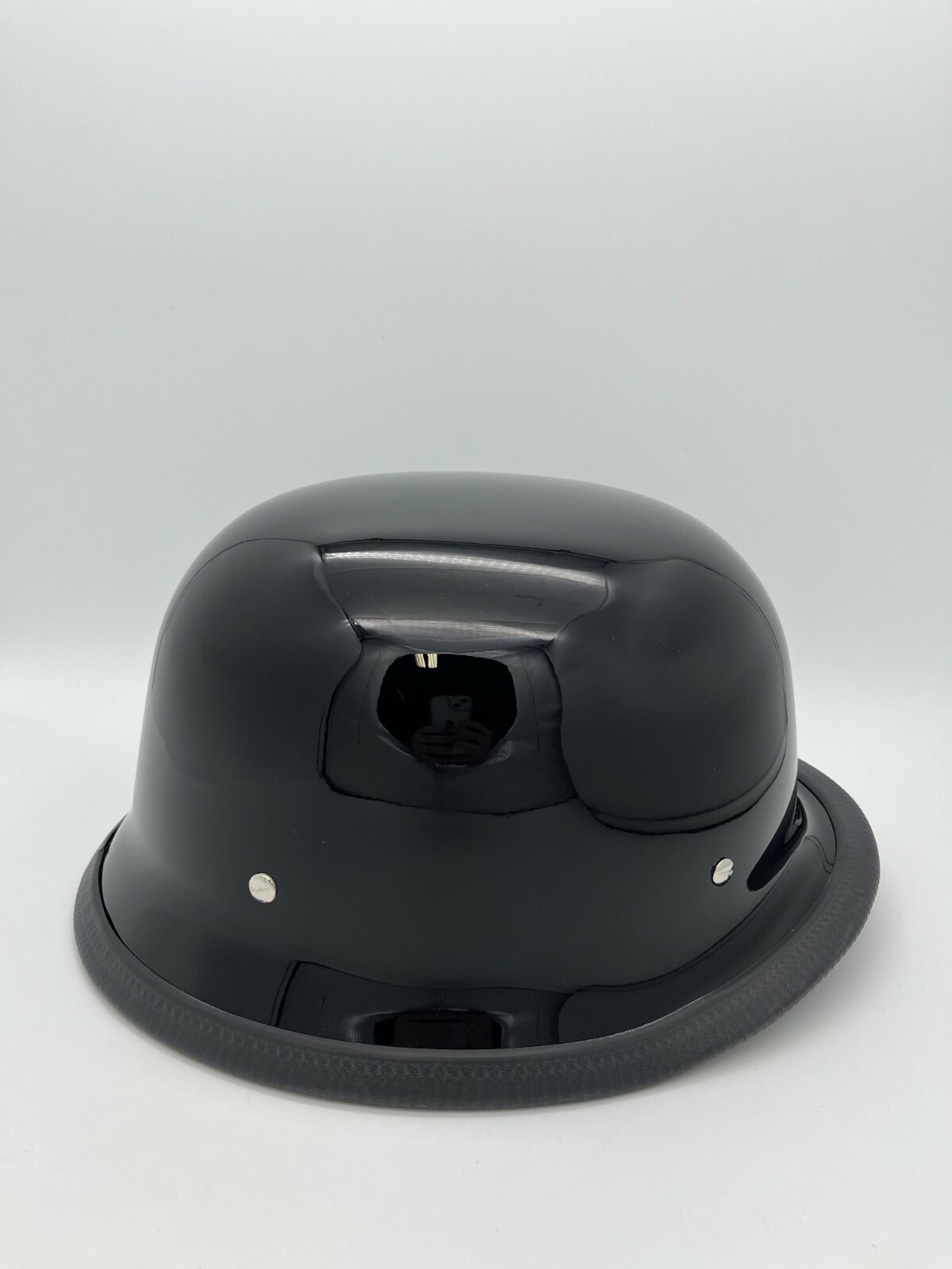 Daytona German Half Shell Helmet Quick Release Gloss Black Large Open Box