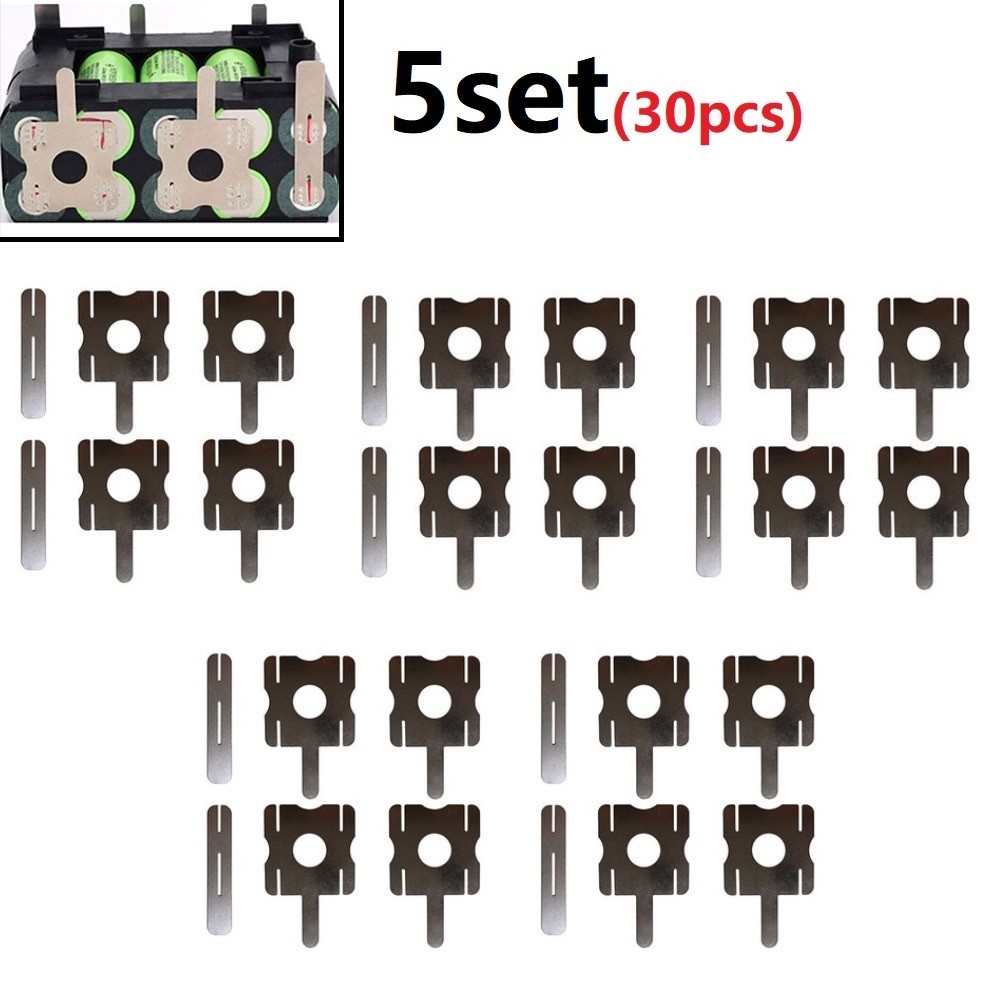 5set(30pcs) Nickel Plated Steel Strap Strip Sheets for Battery Pack Spot Welding