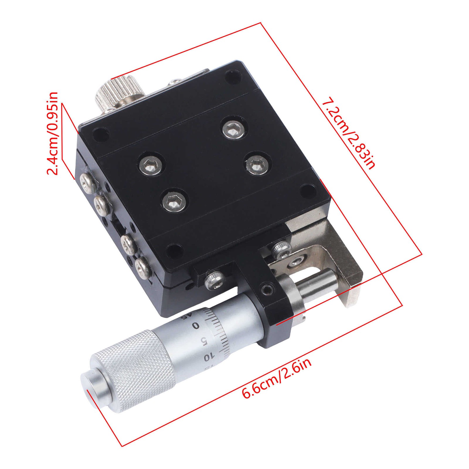 Precise Linear Stage SEMX40-AS X Micrometer Sliding Table Bearing Trim