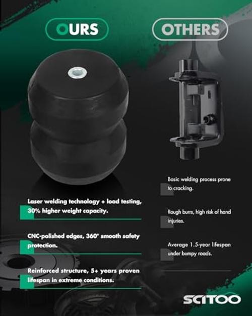 Rubber Bump Stops Helper Spring Kit DR2500CA Rear Suspension Kit |