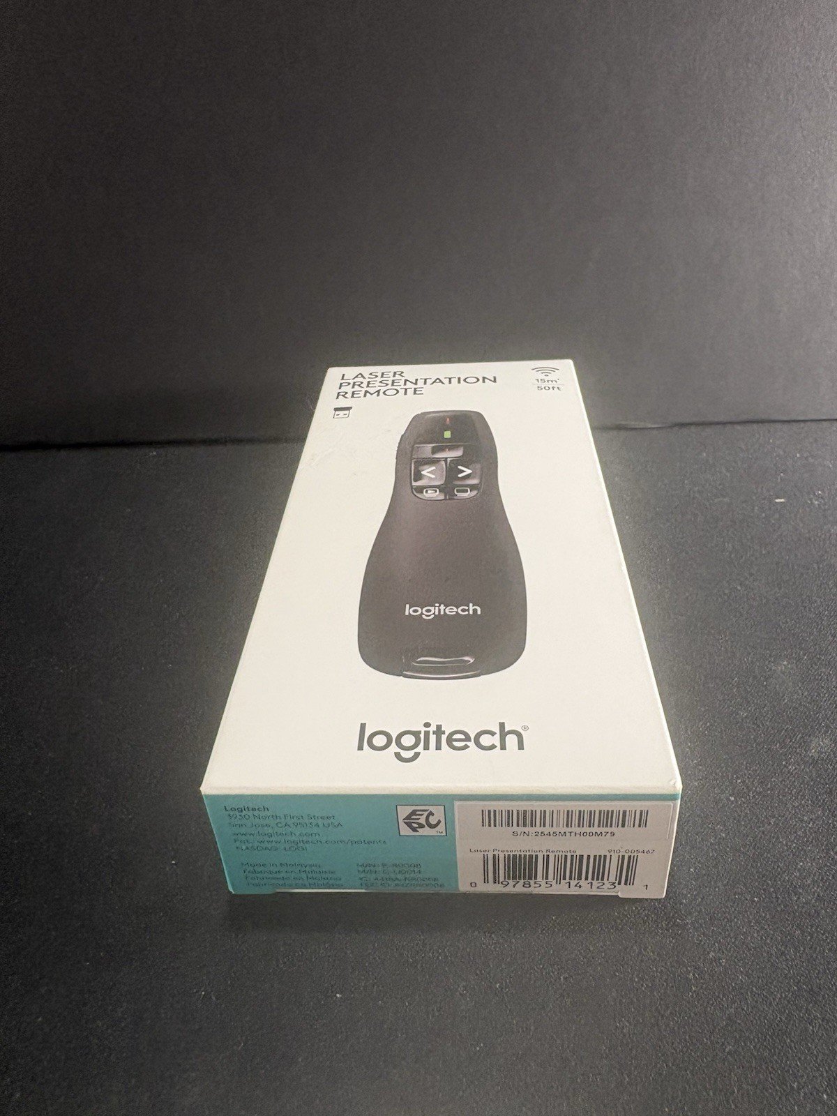 Logitech Laser Presentation Remote - Black Brand New Sealed