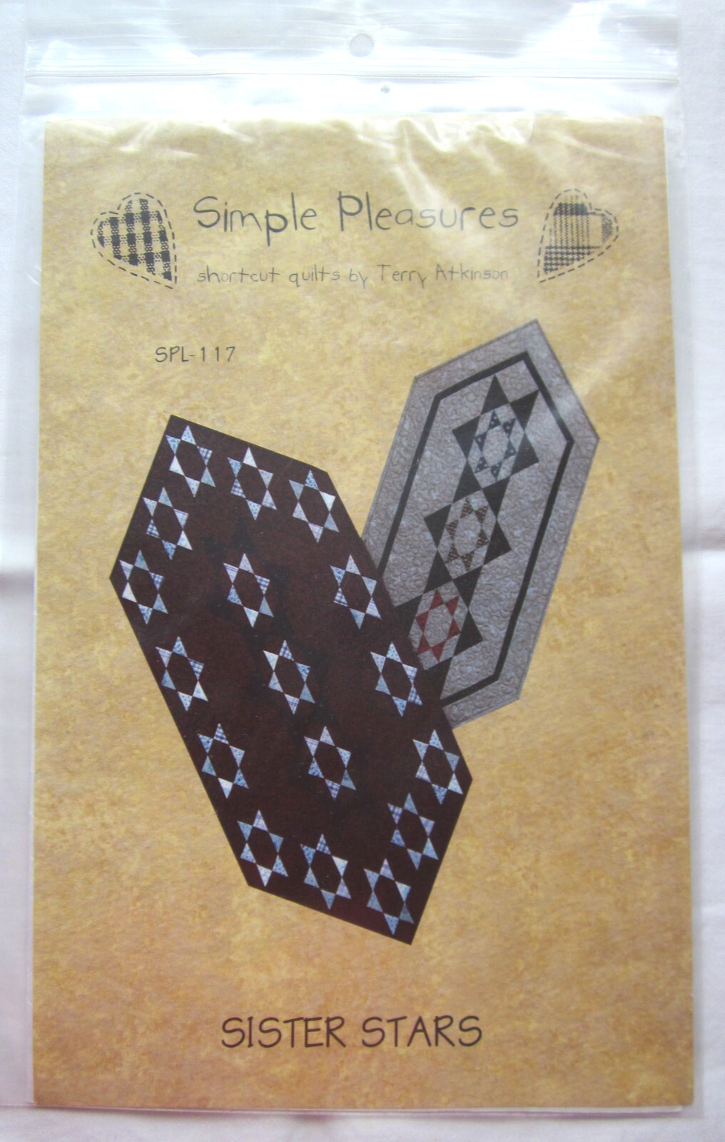 Simple Pleasures SPL-117 Sister Stars ~Patterns for Table Runner