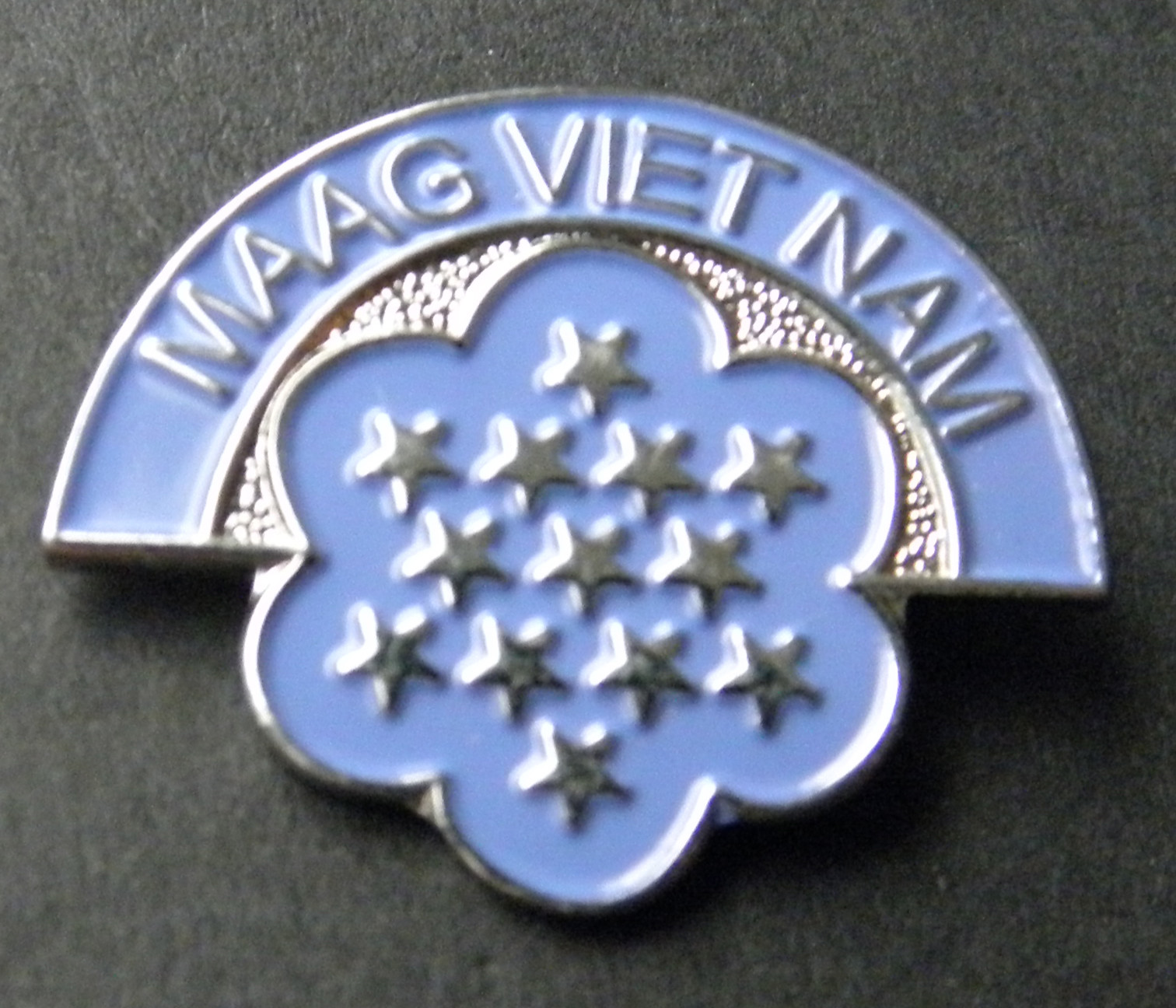 MAAG VIETNAM VET VETERAN USA LAPEL HAT PIN BADGE 1 INCH