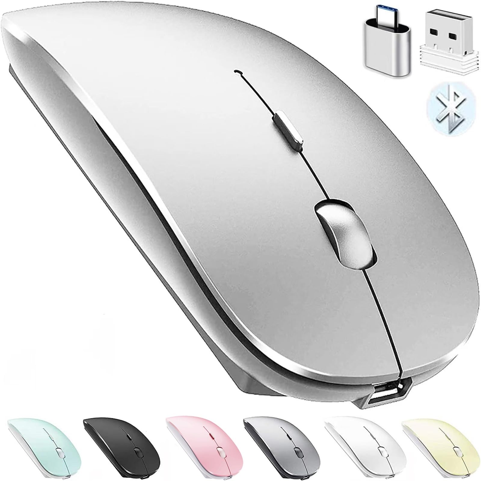 Bluetooth Wireless Mouse for Laptop Mac Macbook Ipad Macbook Air Macbook Pro Pc