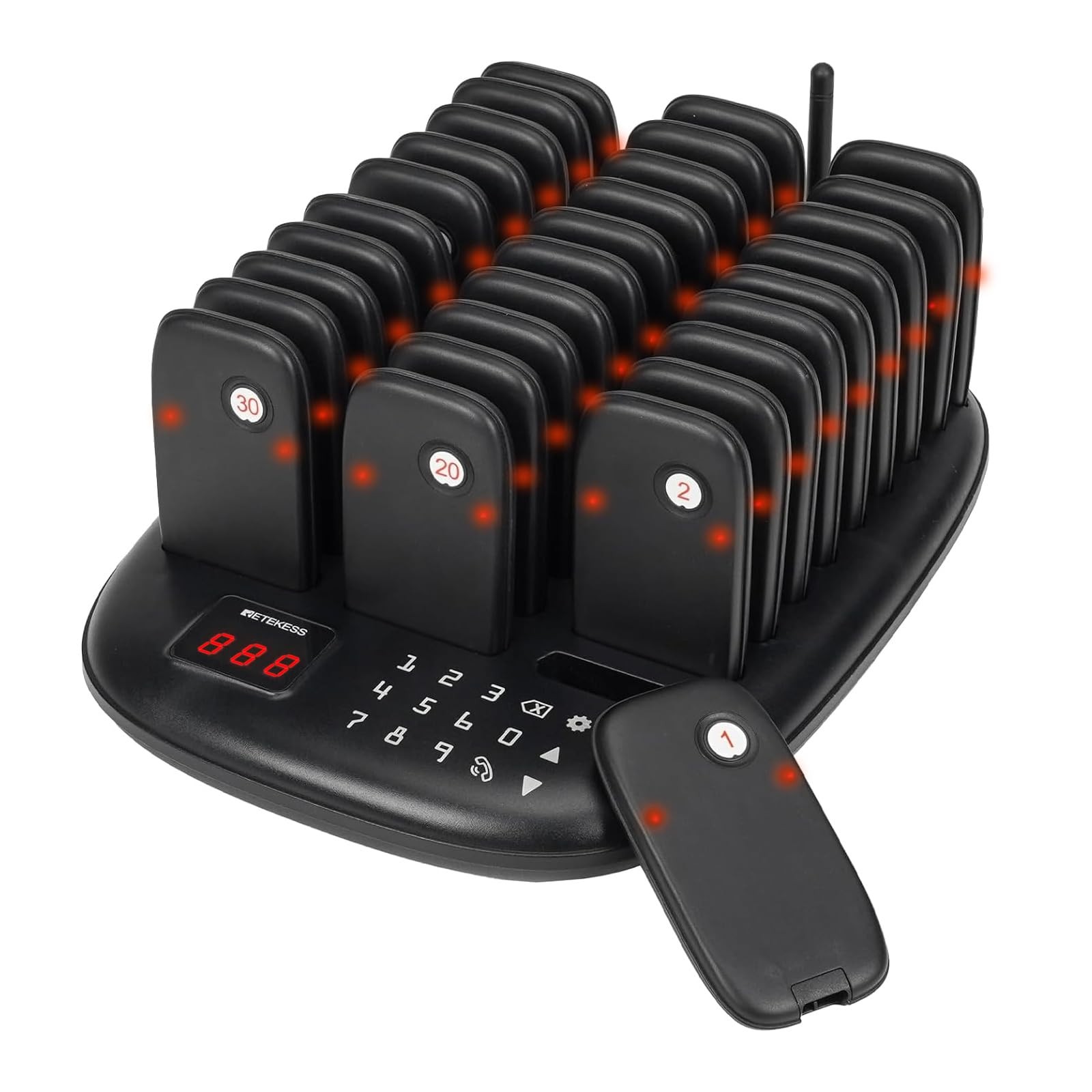 Restaurant Pager System Retekess 500M 800M Range