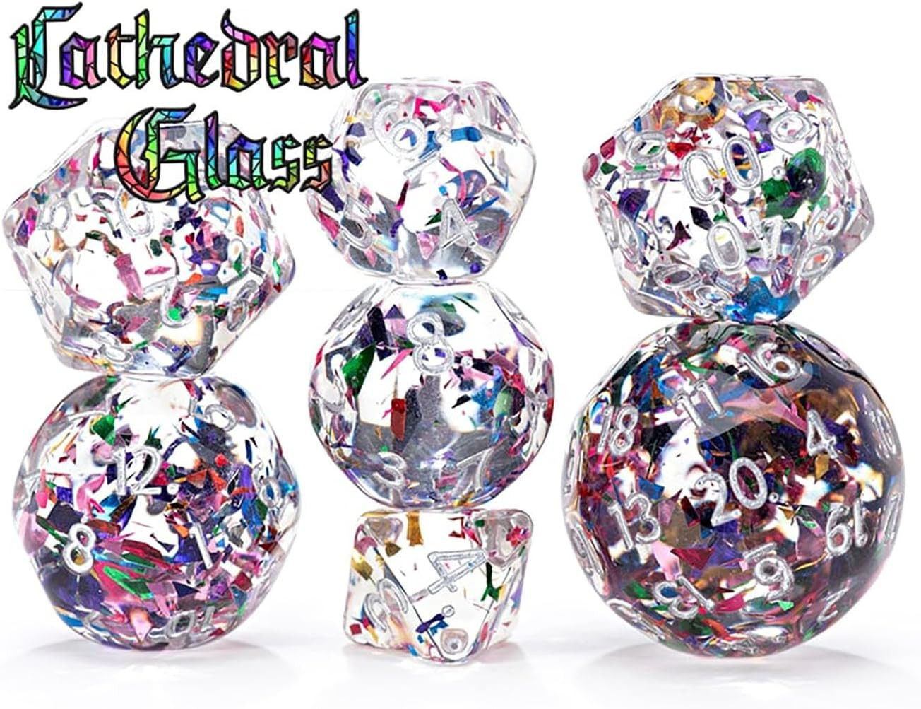7-Set Cube: Double Dice Cathedral Glass