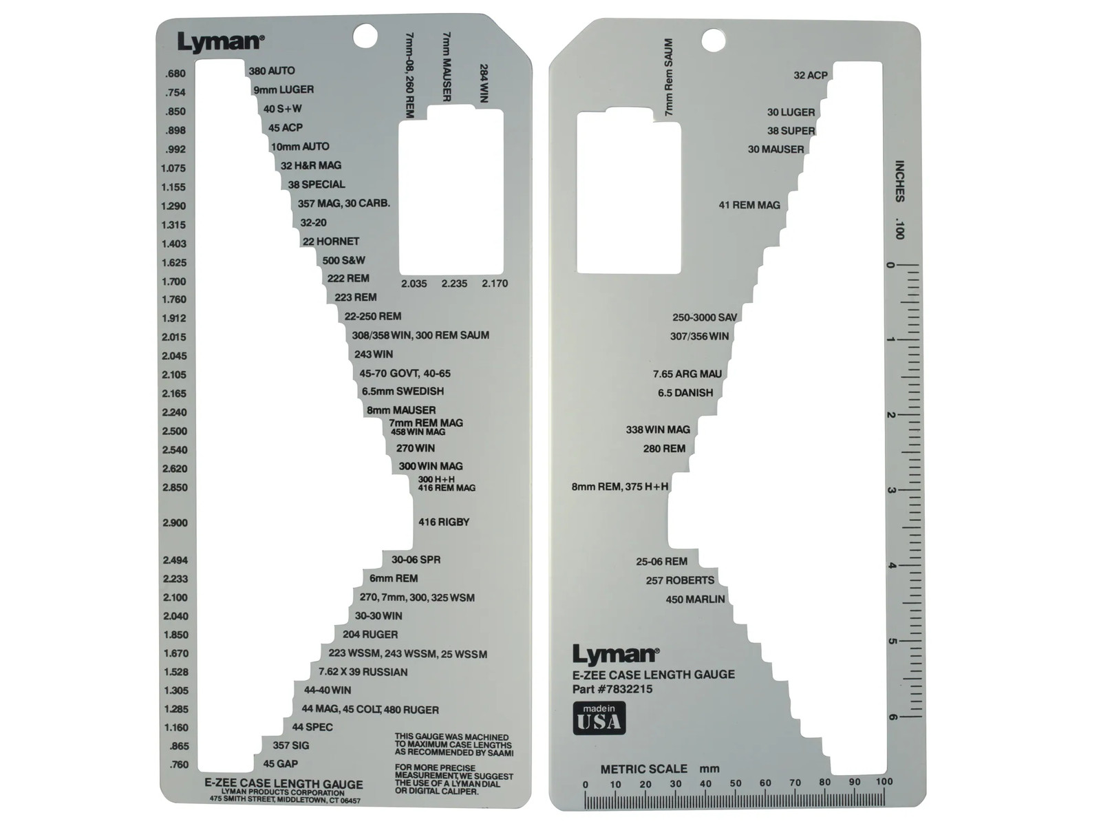 Lyman E-Zee Case Length Gauge II