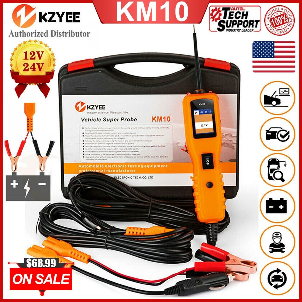 Car Circuit Battery Tester Electrical AVOmeter Detection Probe Diagnostic Tool
