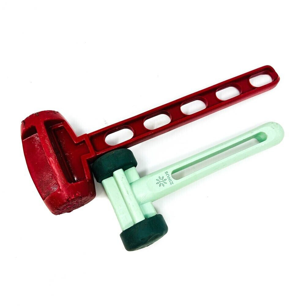 2 Pcs Zinus Complimentary Hammer and Heavy Duty Tent Stake Mallet, Plastic