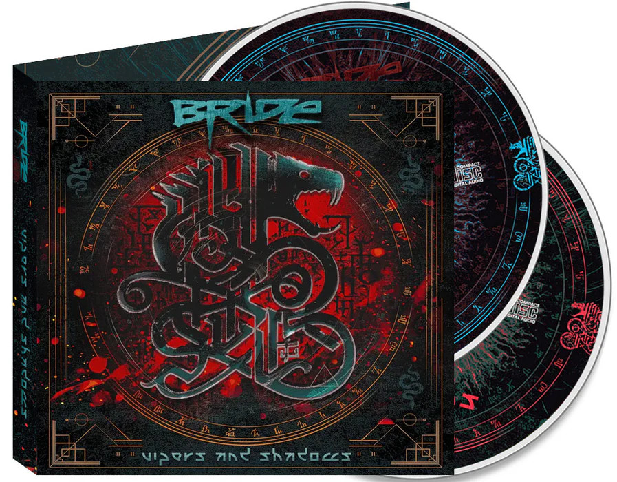 Bride - Vipers & Shadows (2-CD Set, 2025, Indie) Christian rock metal