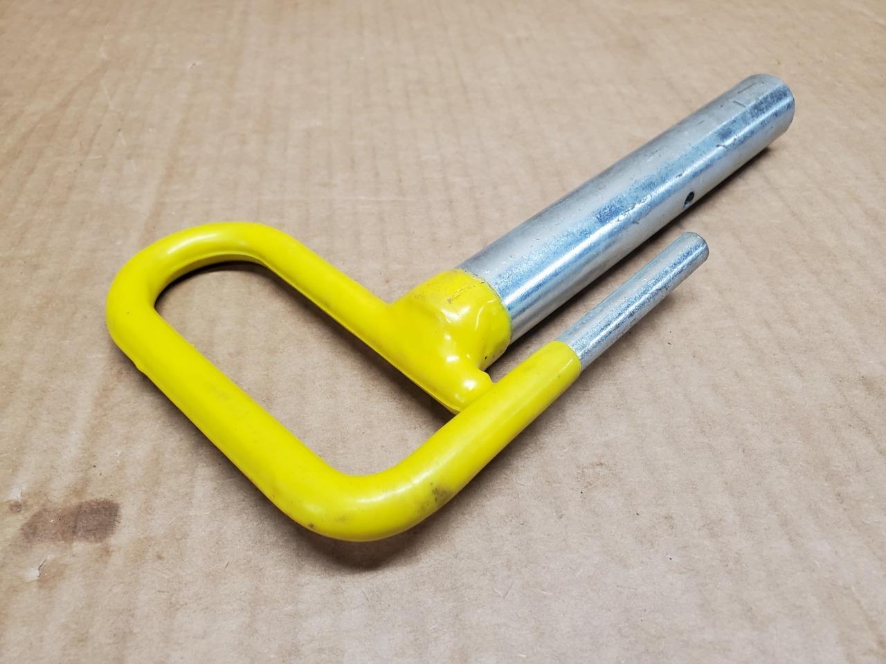 AM Meyer 11860 MD2 1" Hitch Pin Blade to Mount Yellow Handle snow plow 1302049