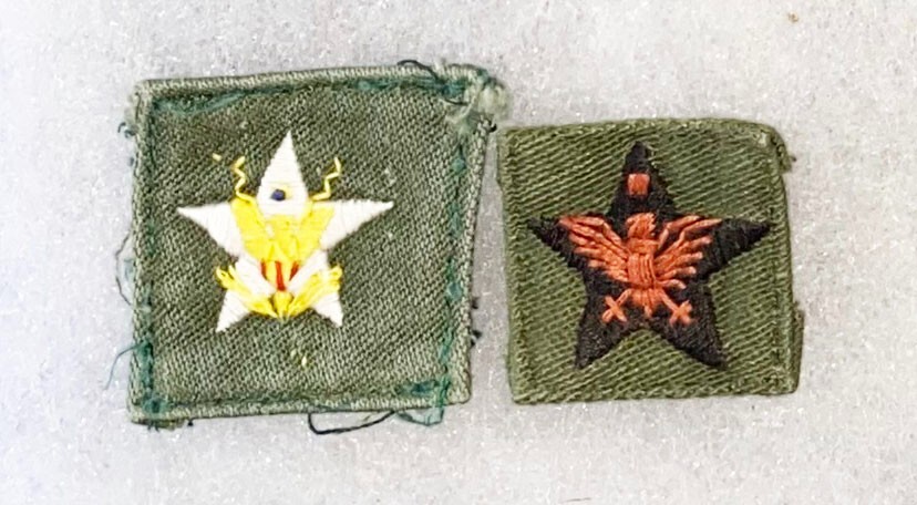 Vietnamese Made Army General Staff Officers Collar Patches