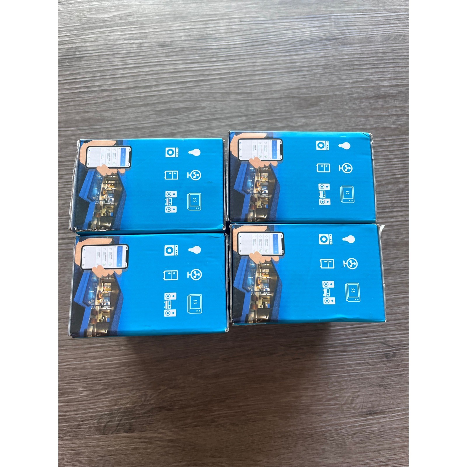 Smart Socket Wifi 4 Pack White YX-WS01 Smart Plug Compatible Alexa Google ESICOO