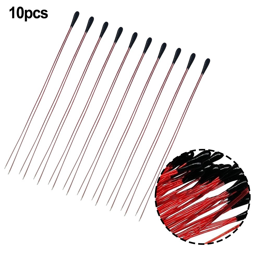 10 pcs 10K Thermistor MF52B B3950 1% Tolerance 100mm Wire Temperature Sensor