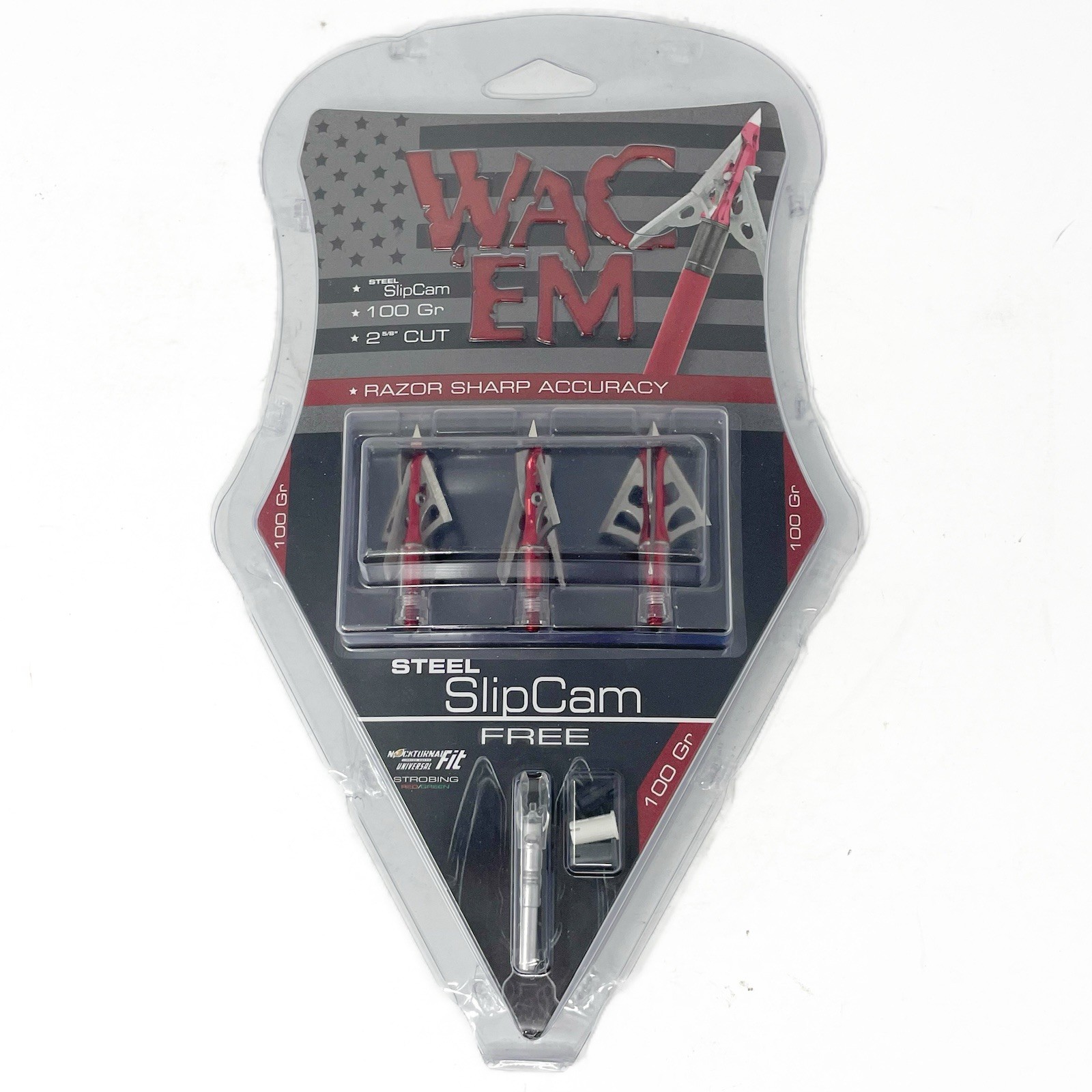 Wac'Em Hybrid Slipcam 100 Grain 2 ⅝"