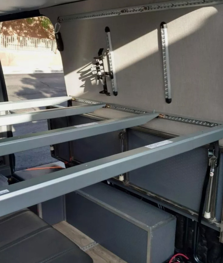 4x Beam Mercedes Benz Sprinter Camper Van Full Bed Support 55" to 79" Sleeper