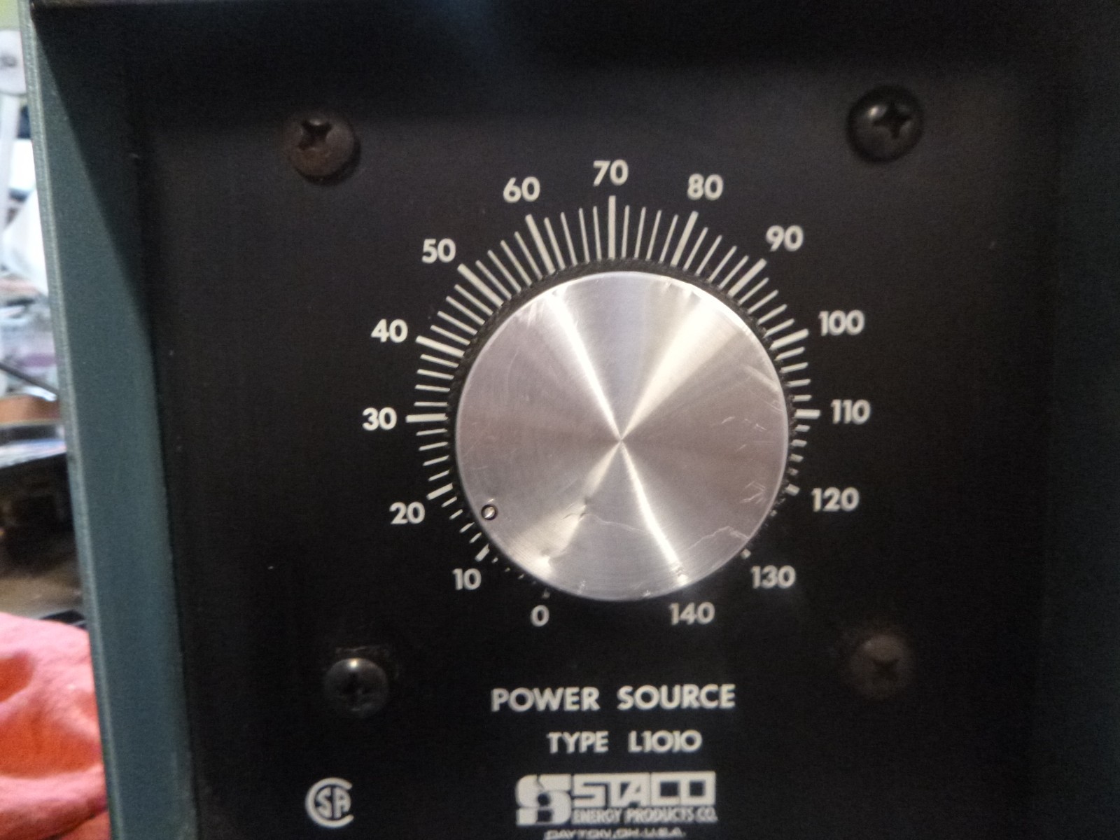 STACO L1010 VARIABLE TRANSFORMER