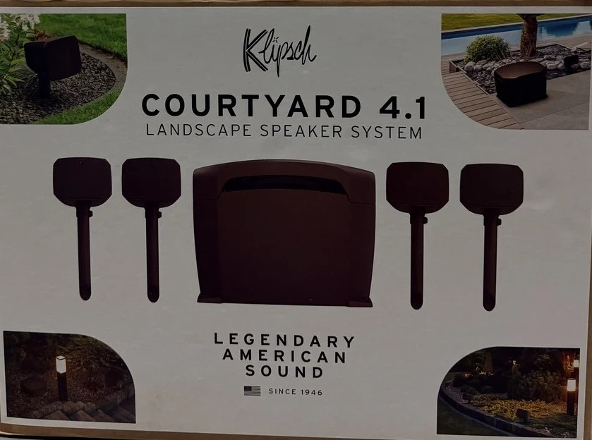 Klipsch Courtyard 4.1-Channel Landscape Speaker System NEW