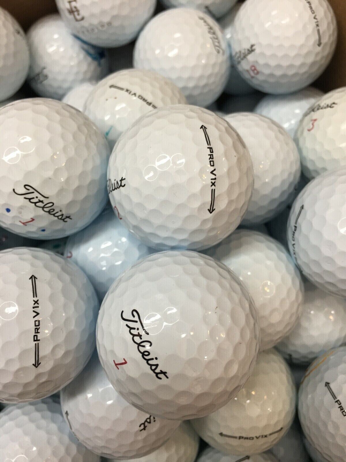 3 Dozen Titleist Pro V1x 2021 Near Mint 4A Used Recycled Golf Balls