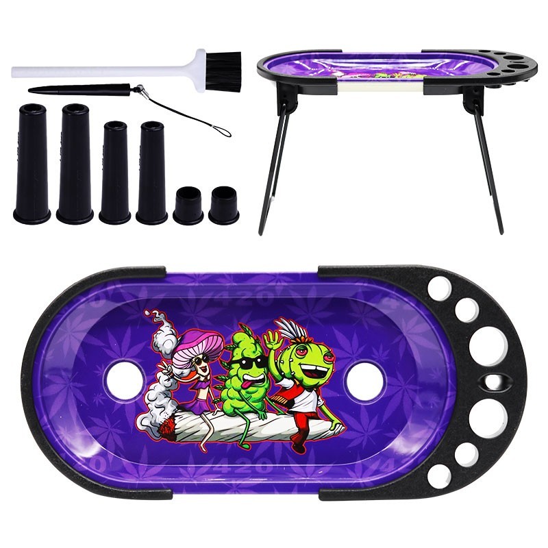 ROLLING CONSOLE TRAY KIT-4.5 x 9"- GREAT FOR GIFT!!