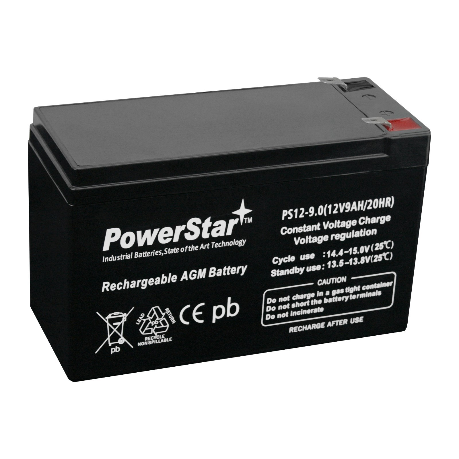 3 Year, Free Replacement Warranty - 12V 9AH Sealed Lead-Acid Back-UPS Battery