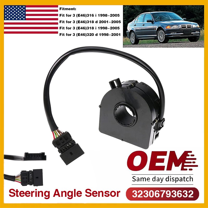 6760232 Steering Angle Sensor Fit BMW 3' E46 5' E39 7' E38 X3 E83 Z3 E36 Z8 E52