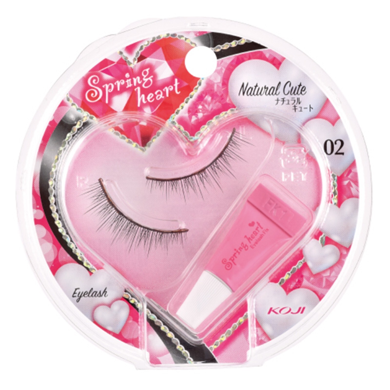 KOJI Spring Heart Eyelash 02 Natural Cute