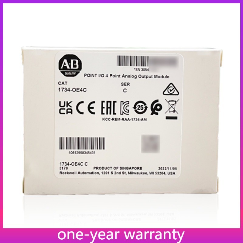 1734-OE4C New POINT I/O Channel Analog Current Output Module