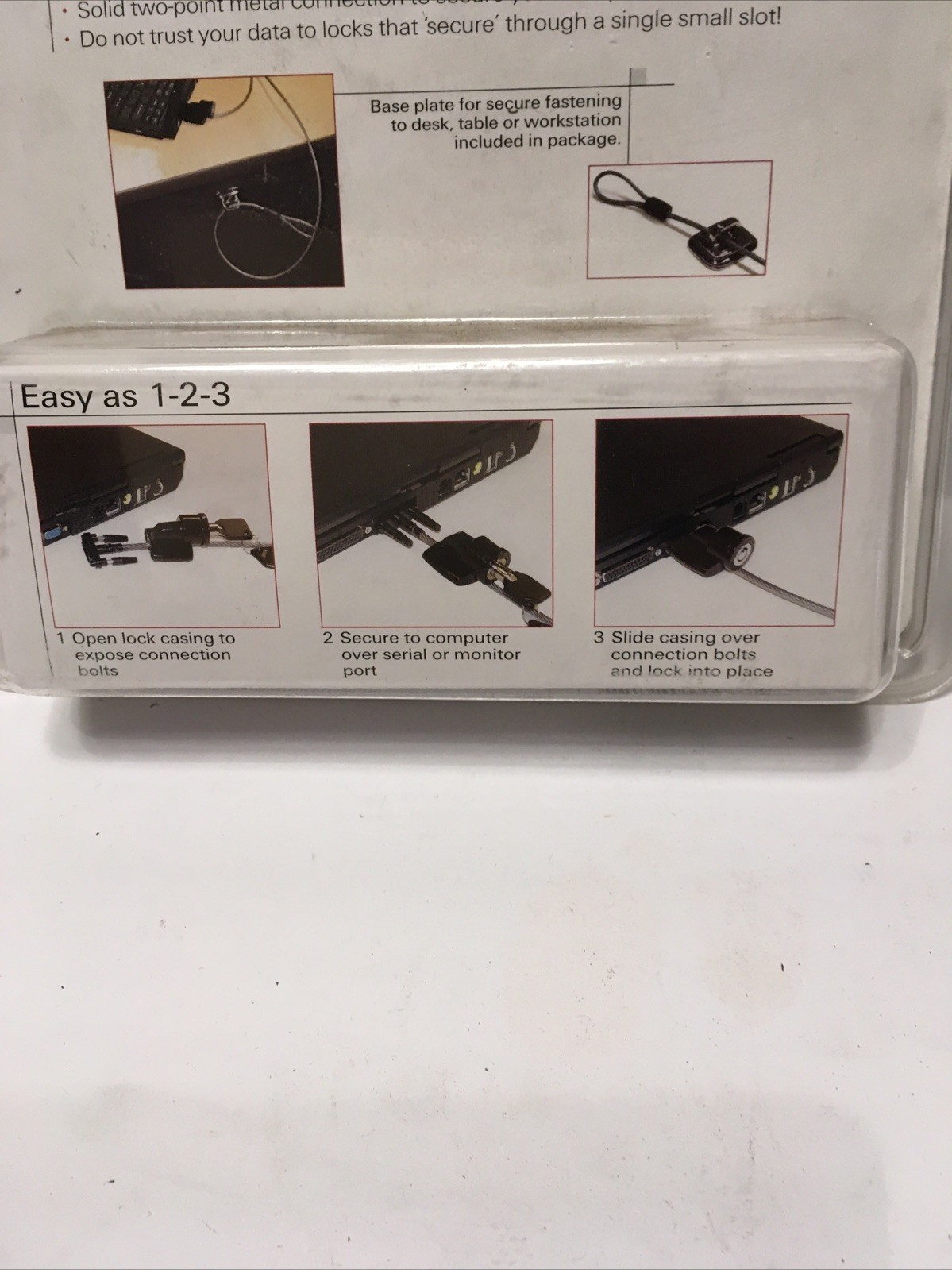 Mobile Edge Key Cable Lock Laptop High Security #MEALK1 - NEW SEALED