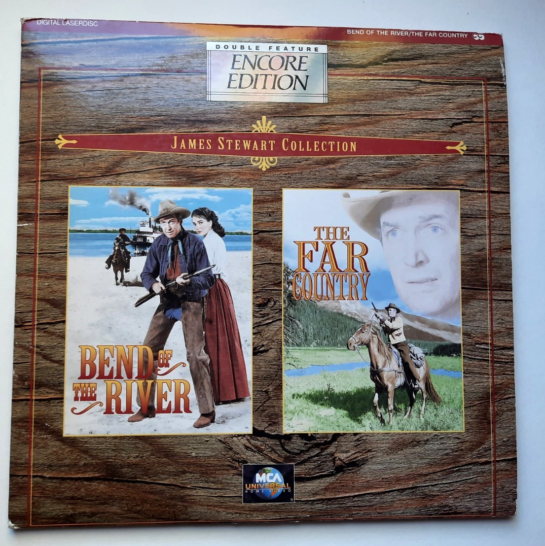 BEND OF THE RIVER / THE FAR COUNTRY  2-Laserdiscs  James Stewart Collection