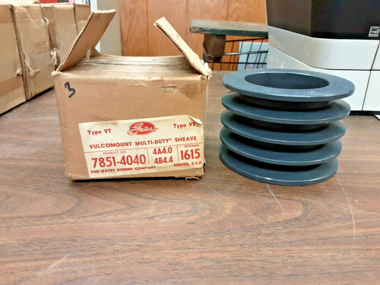 4B4.4; 4B4.6; 4B5.0; 4B5.2 V-Belt pulley sheaves for 1615 hubs