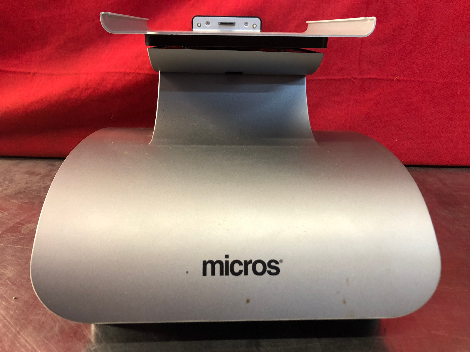 MICROS mStation Terminal Stand - No Battery or Cords - Good Used Condition!