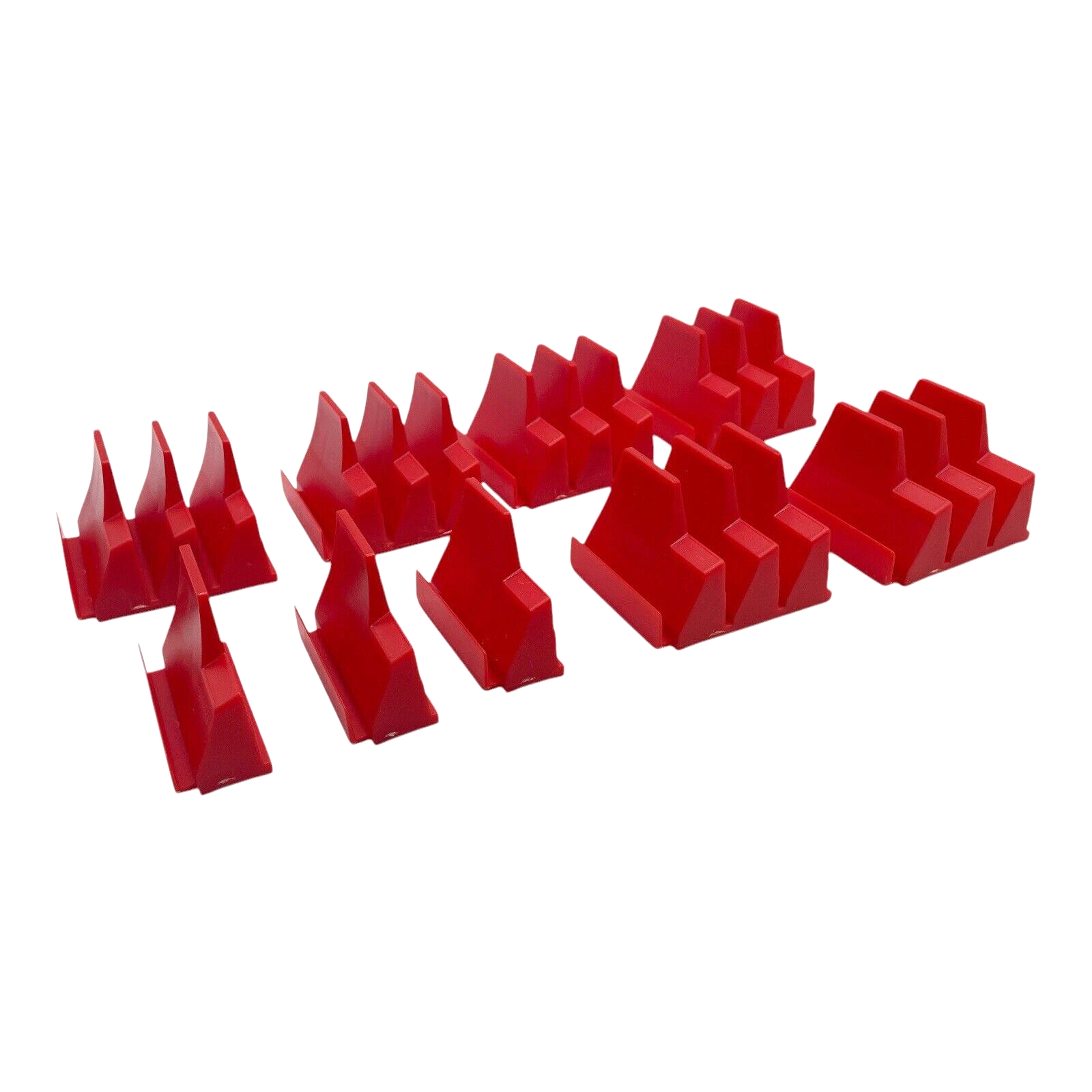 Plastic Wrench Organizer Set Tool Box Storage Magnetic Drawer Attachment Red