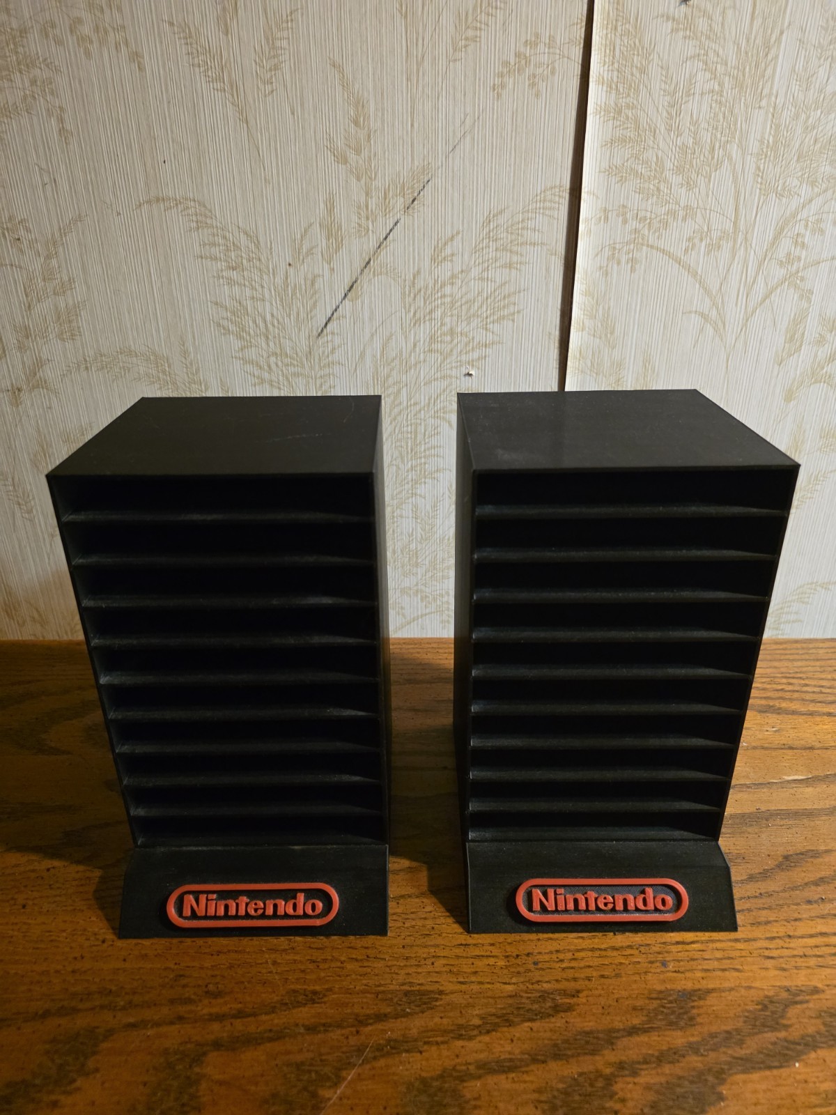 NES Game Cartridge Rack Storage Holds 10 Games Nintendo 3D Printed Case Lot