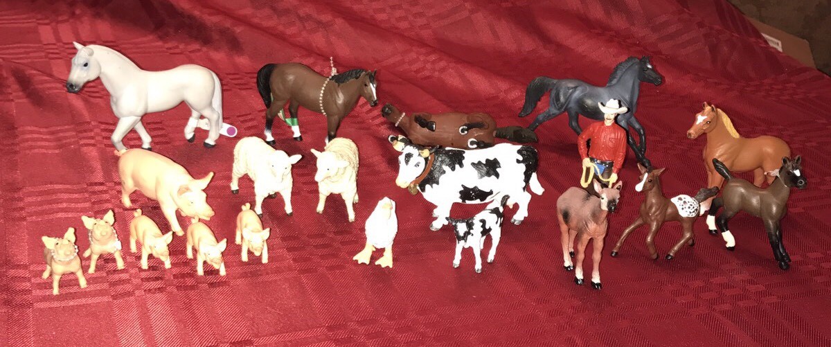 Safari Ltd lot Farm Animals & Horses Rare & Retired New And Used Lot