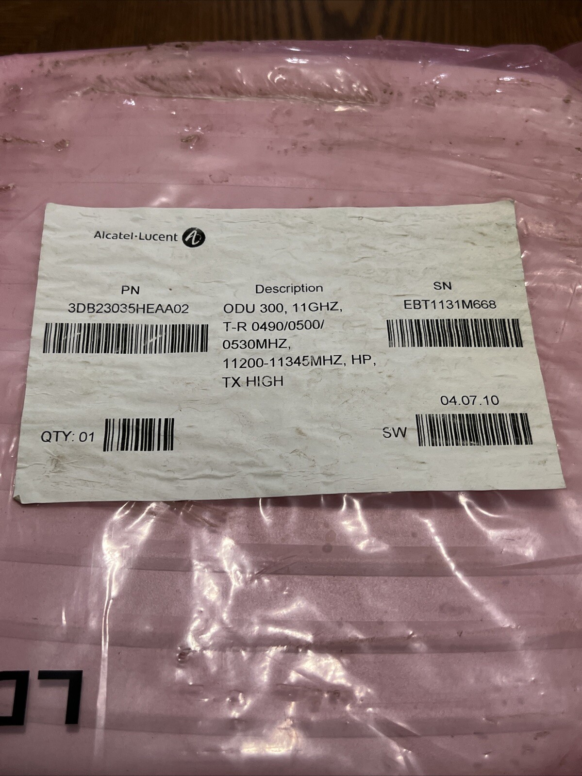 NEW SEALED ALCATEL-LUCENT ODU 300 3DB23035HEAA02 11GHZ TX HIGH HP 490 500 530