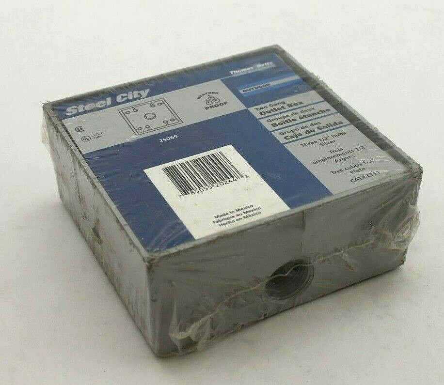 Thomas & Betts LT11 2-Gang Outlet Box