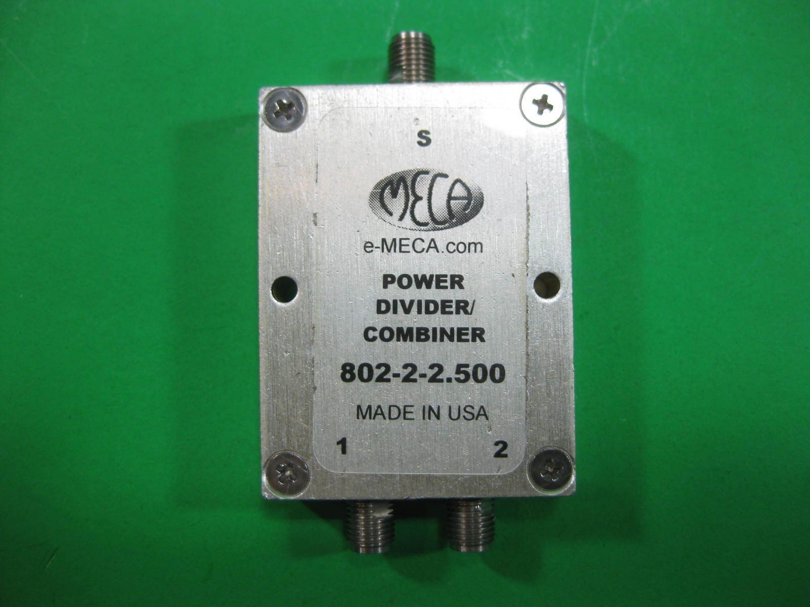 E-Meca Power Divider -- 802-2-2.500 -- Used