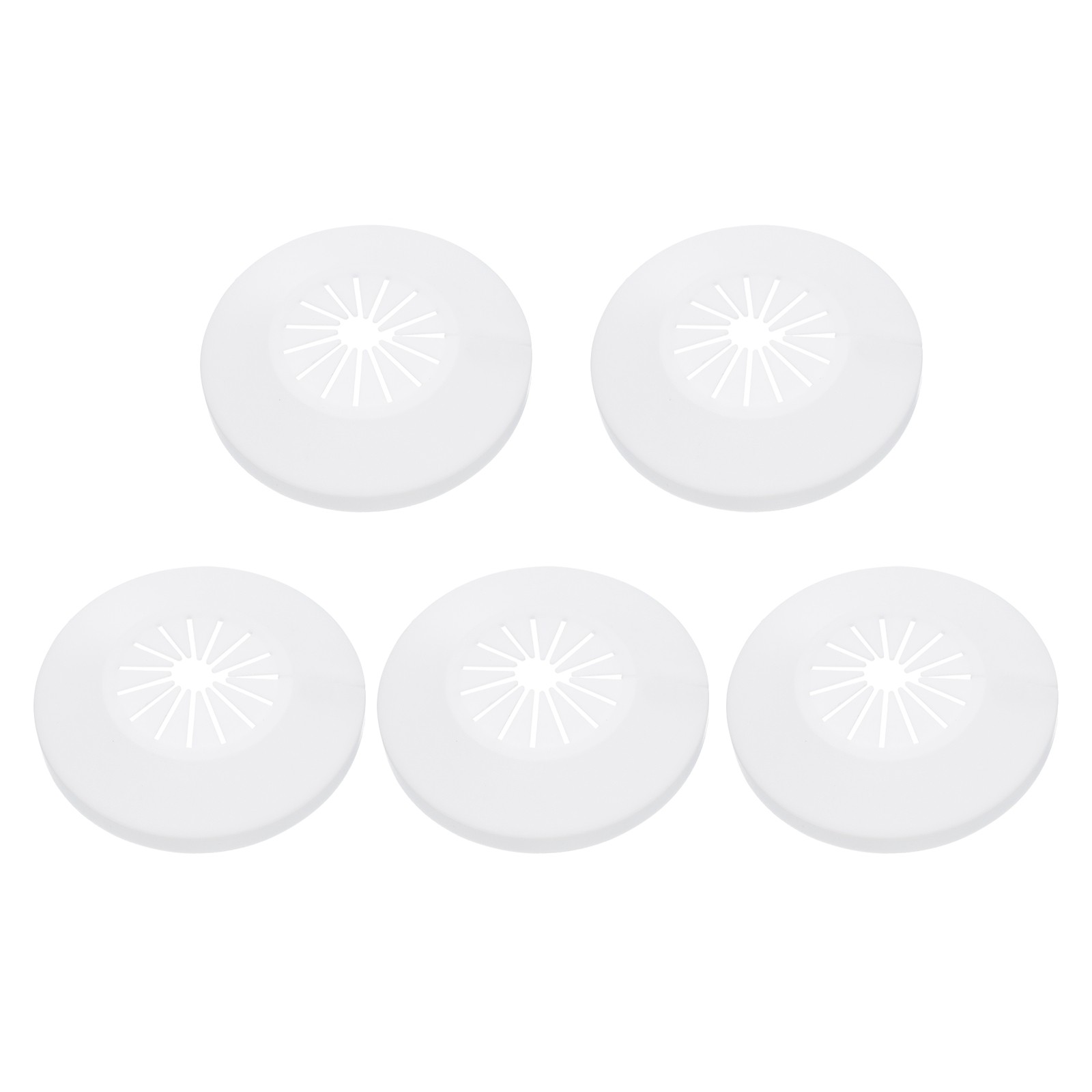 5PCS Flange Pipe Cover Decor for 0.6 to 1.1in (14-29mm) Pipe Cover Decor, White