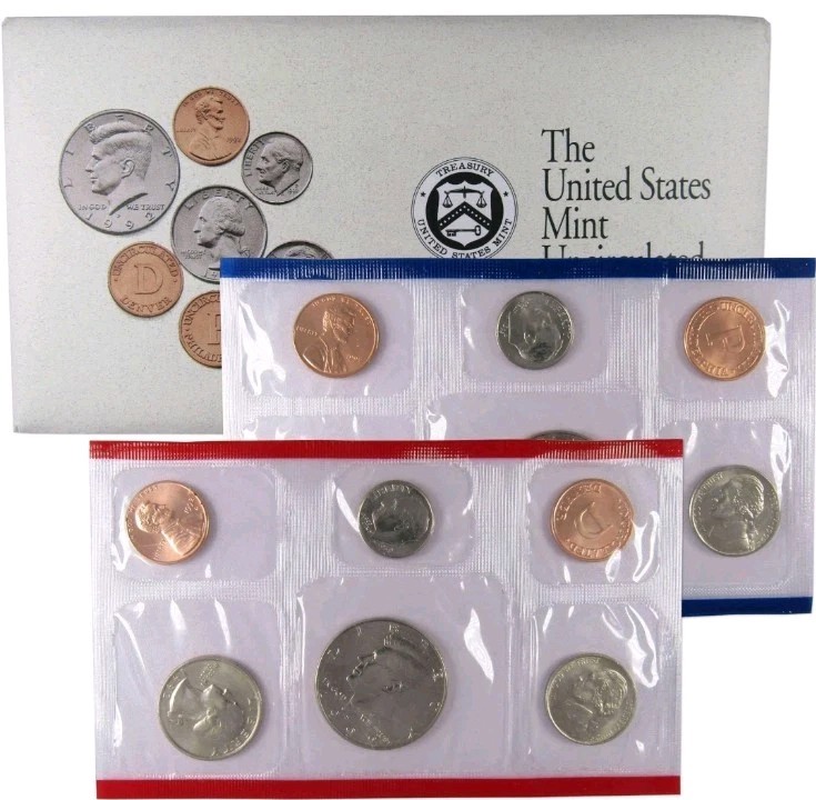 1992 Uncirculated Coin Set U.S Mint Original Government Packaging OGP