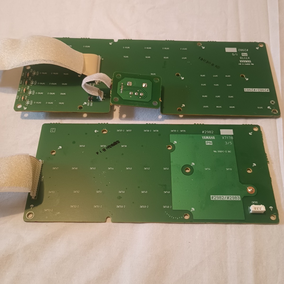 Yamaha YPG-235, DGX 220 & YPG22 Control Panel Boards Used Working Replacements