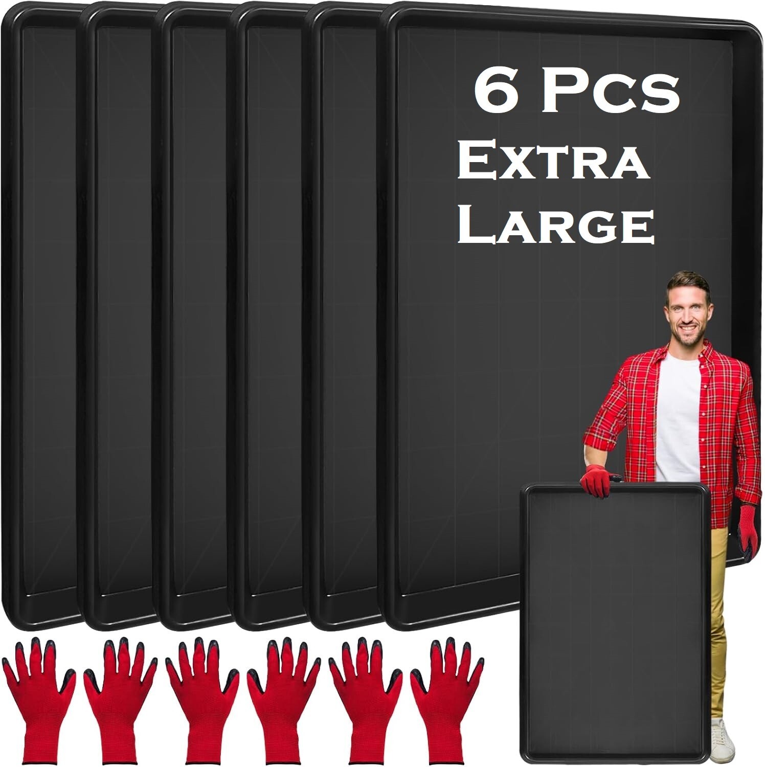 Garage Floor Drip Tray Heavy Duty Large Oil Drip Pan Plastic Auto Oil Tray  Car